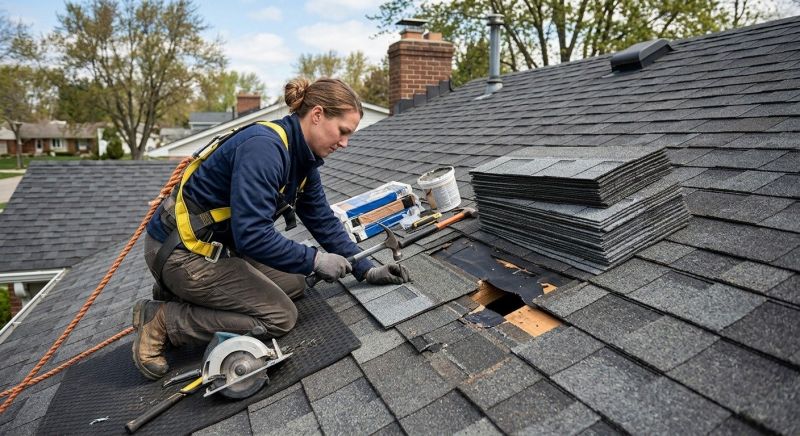 A Frame Roof Repair in Mercer County, PA