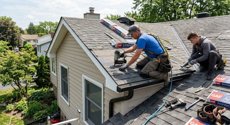A Frame Roof Repair in Mercer County, PA