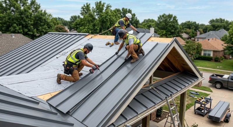 Aluminum Roof Installation in Brookfield, OH