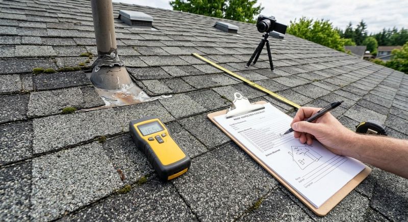 Asphalt Roof Inspection in Grove City, PA