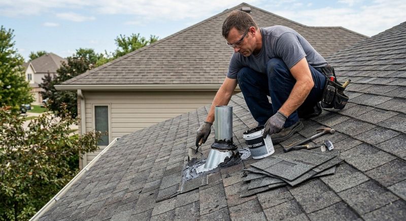 Asphalt Roof Leak Repair in Grove City, PA
