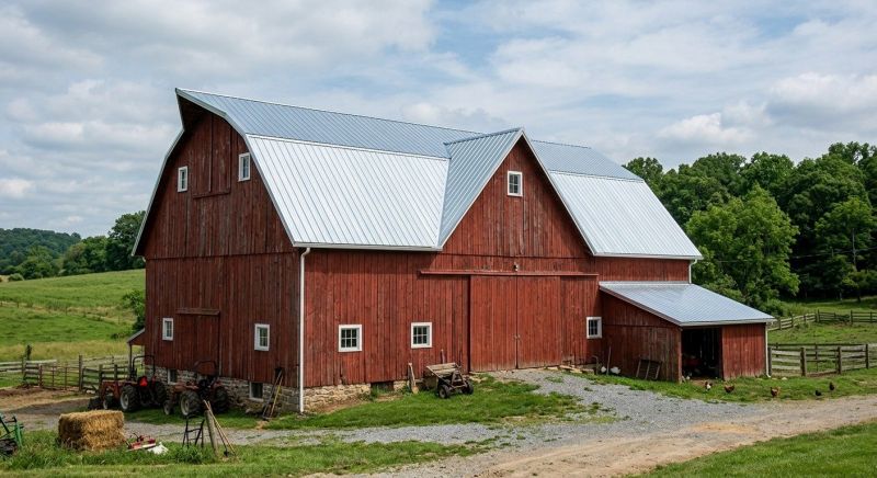 Barn Roof Replacement in Andover, OH