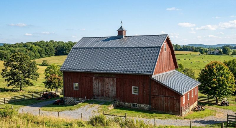 Barn Roof Replacement in Trumbull County, OH