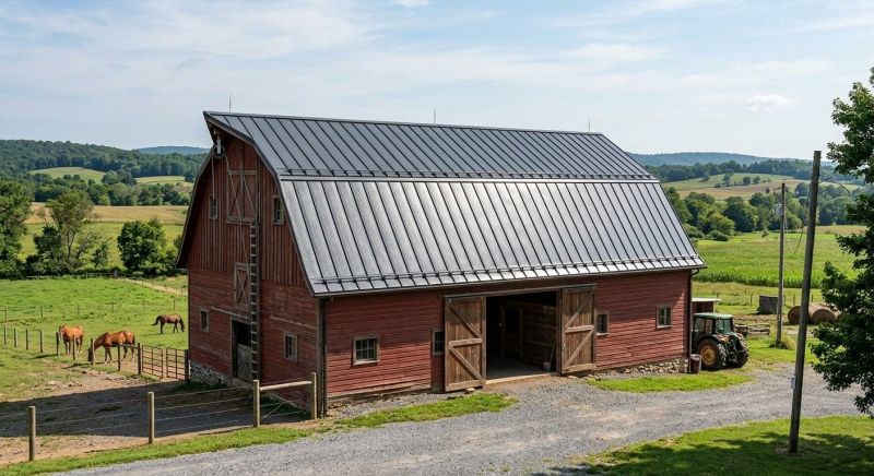 Barn Roof Replacement in Vienna, OH