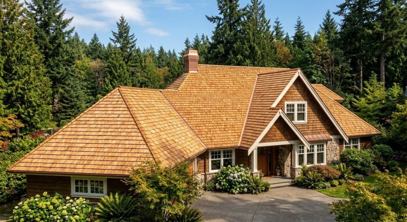 Cedar Roof Installation in Sandy Lake, PA