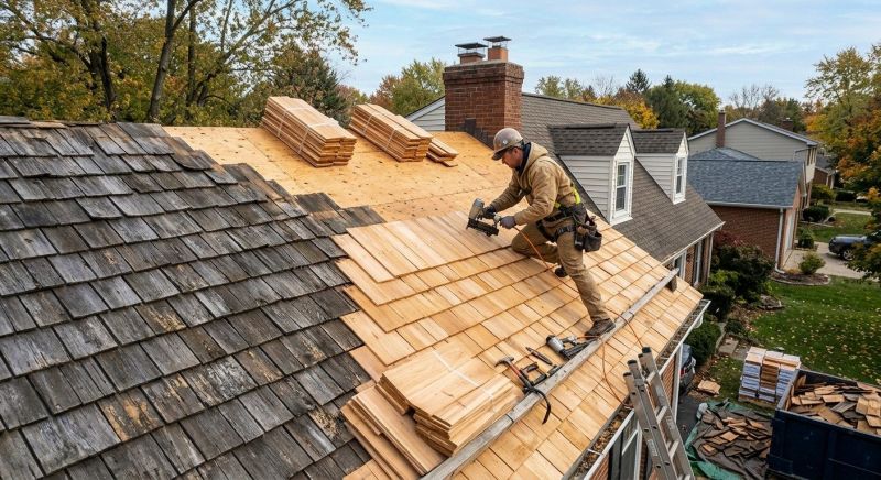 Cedar Roof Replacement in Vienna, OH