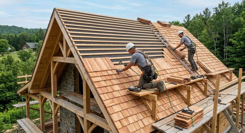 Cedar Shake Roof Construction in Greenville, PA