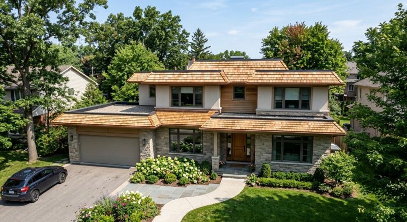 Cedar Shake Roof Construction in New Wilmington, PA