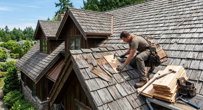 Cedar Shingles Repair in Cortland, OH