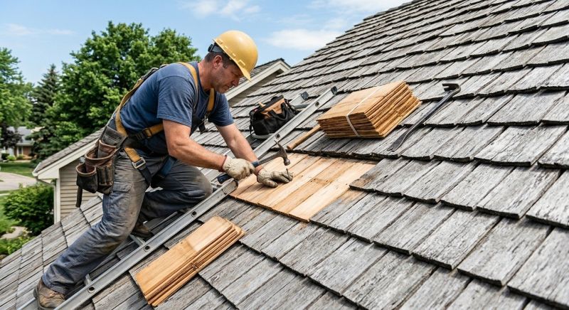Cedar Shingles Repair in Kinsman, OH