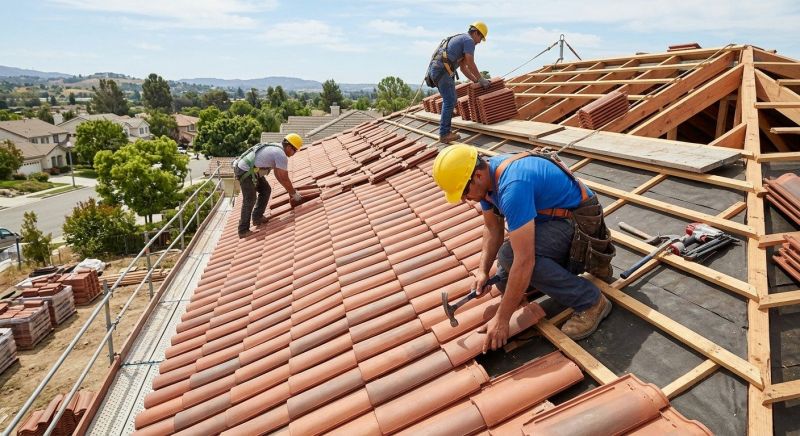 Clay Roof Installation in Cortland, OH
