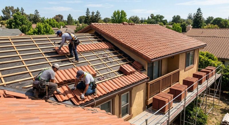 Clay Roof Installation in Vienna, OH