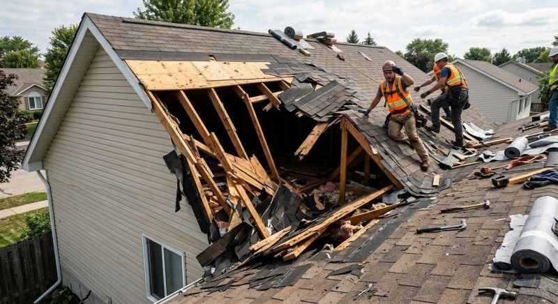 Collapsing Roof Repair in Mercer County, PA