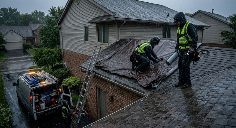 Collapsing Roof Repair in Mercer County, PA