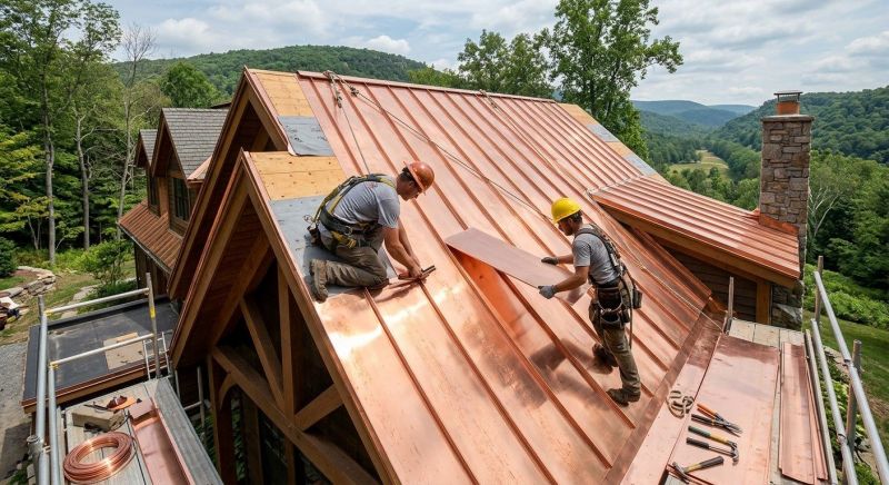 Copper Roof Installation in Mercer County, PA