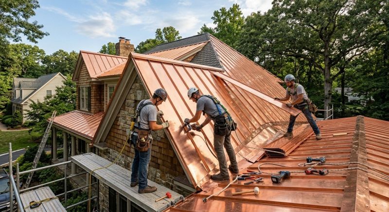Copper Roof Installation in Mercer County, PA