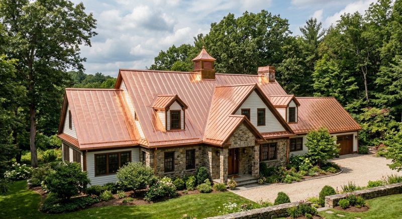 Copper Roof Replacement in Mercer County, PA