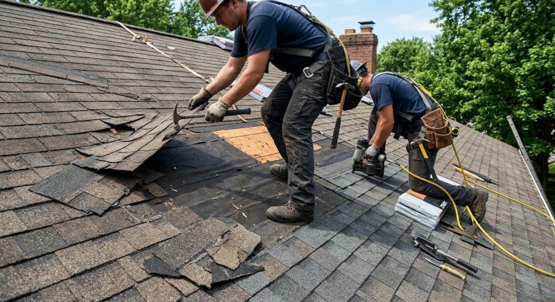 Damaged Roof Repair in Trumbull County, OH
