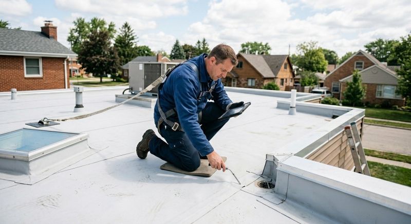 Epdm Roof Inspection in Mercer County, PA