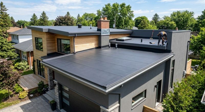 Epdm Roof Installation in Grove City, PA