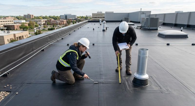 Flat Roof Inspection in Mercer County, PA