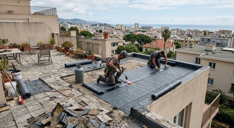 Flat Roof Repair in Andover, OH