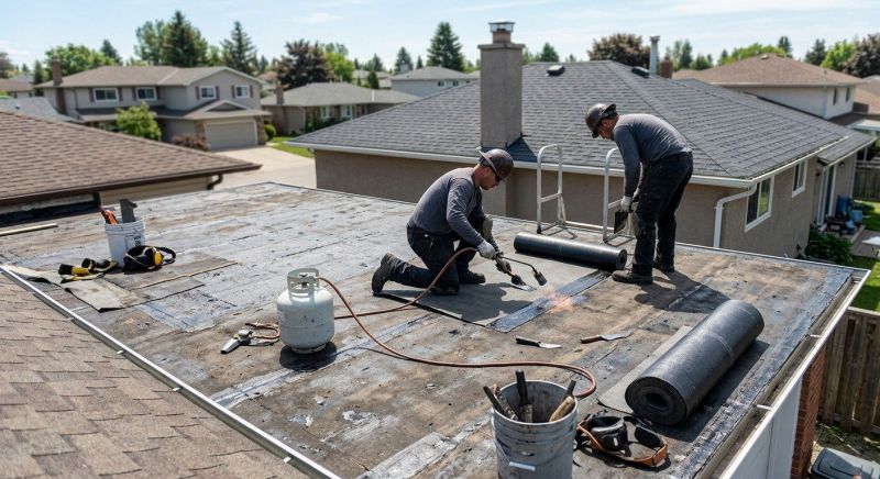 Flat Roof Repair in Sandy Lake, PA