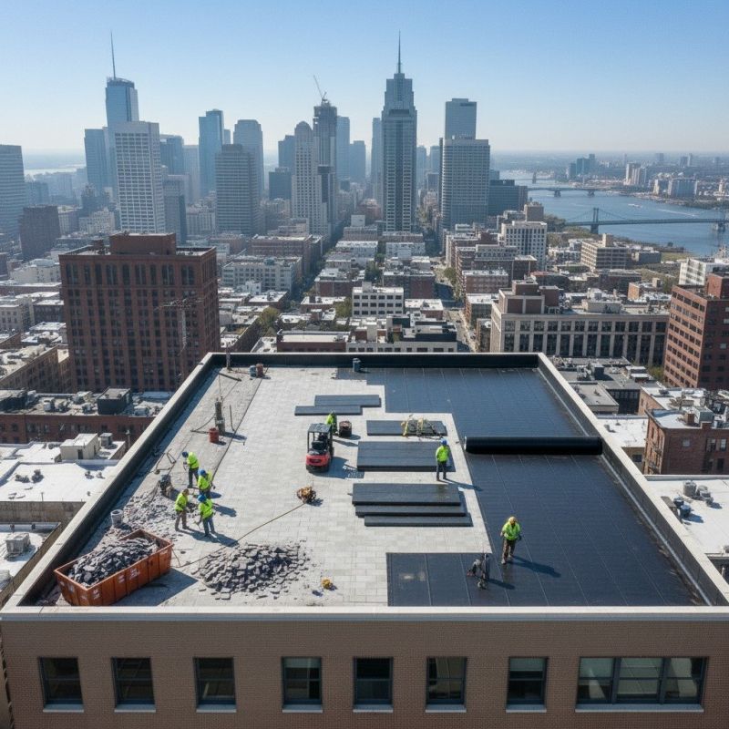 Flat Roof Replacement in Cortland, OH