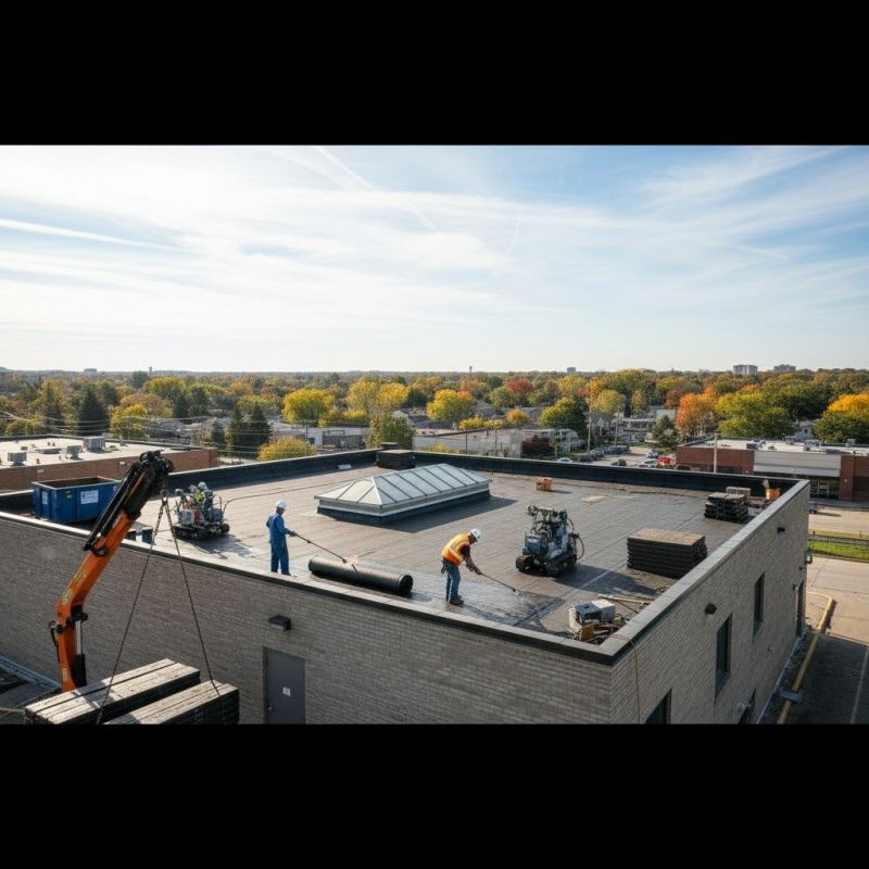 Flat Roof Replacement in Girard, OH
