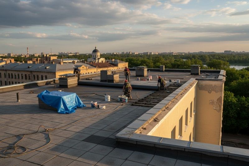 Flat Roof Replacement in Linesville, PA