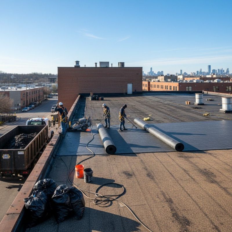 Flat Roof Replacement in Meadville, PA