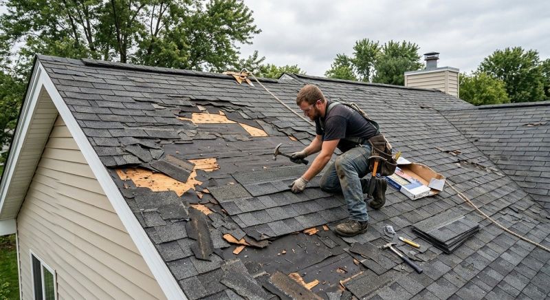 Hail Damage Roof Repair in New Wilmington, PA