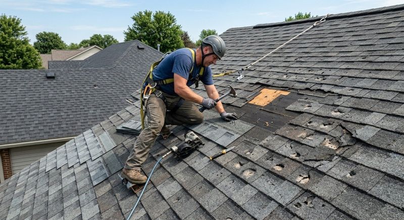 House Roof Repair in Cortland, OH