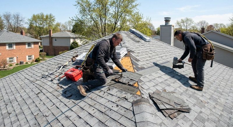 House Roof Repair in Hubbard, OH