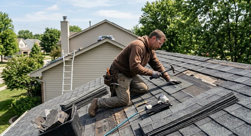 House Roof Repair in Kinsman, OH