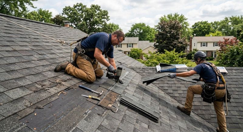 House Roof Repair in New Wilmington, PA