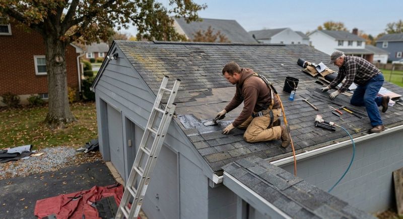 House Roof Repair in Sandy Lake, PA