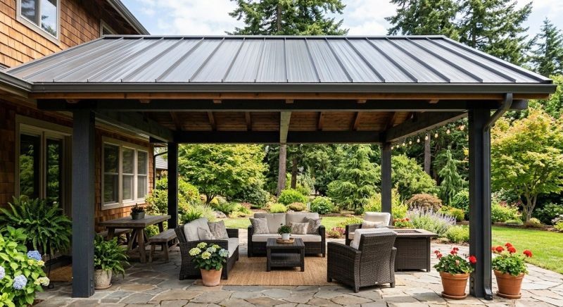 Metal Patio Roof Repair in Mercer County, PA
