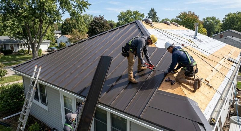 Metal Roof Installation in Girard, OH