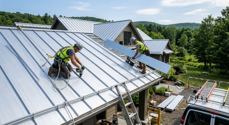 Metal Roof Installation in Sandy Lake, PA
