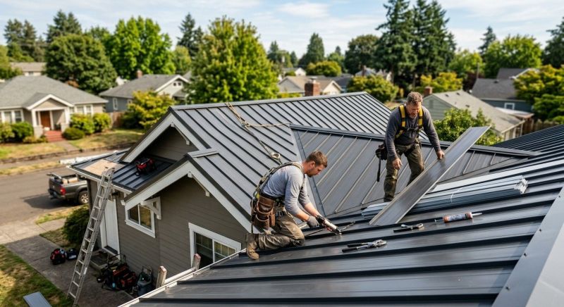 Metal Roof Repair in Trumbull County, OH