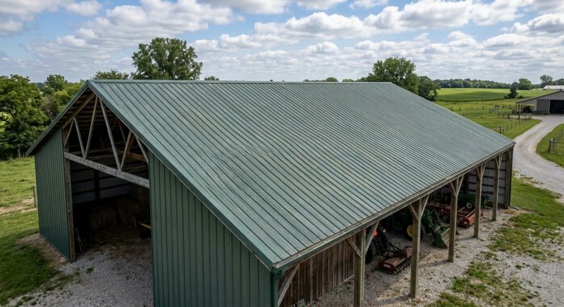 Pole Barn Roof Repair in Sandy Lake, PA