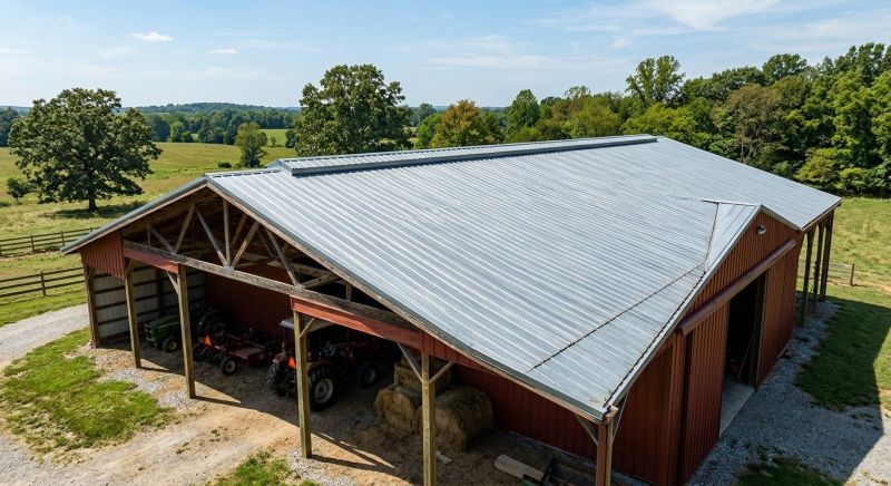 Pole Barn Roof Repair in Trumbull County, OH