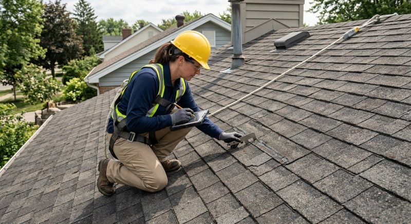 Roof Damage Inspection in Cortland, OH