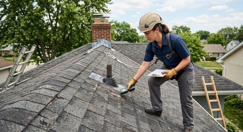 Roof Damage Inspection in Mercer County, PA