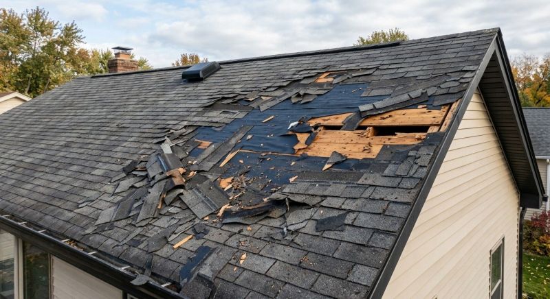 Roof Damage Repair in Brookfield, OH