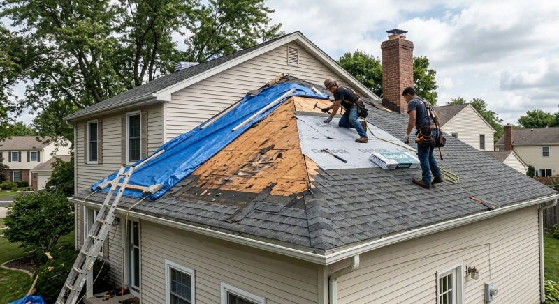 Roof Damage Repair in Crawford County, PA