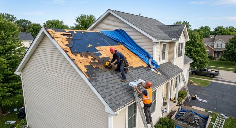 Roof Damage Restoration in Greenville, PA