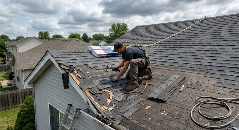 Roof Damage Restoration in Meadville, PA