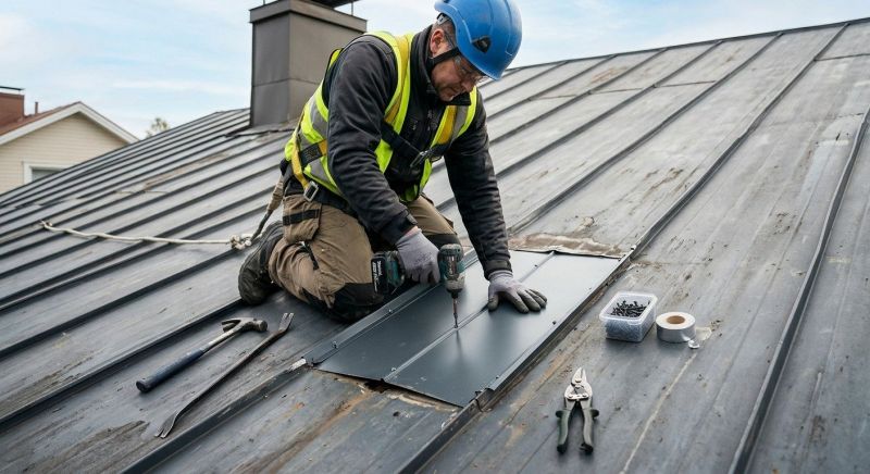 Roof Panel Repair in Mercer County, PA